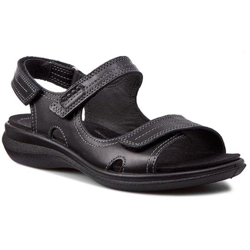 Ecco "Breeze Soft" Leather Ladies Comfort Sandles - Picture 7 of 16